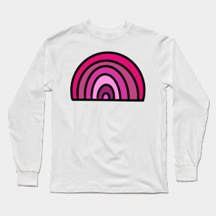 Pink Rainbow Long Sleeve T-Shirt